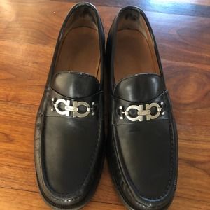 COPY - Salvatore Ferragamo Master Black Loafer Me…